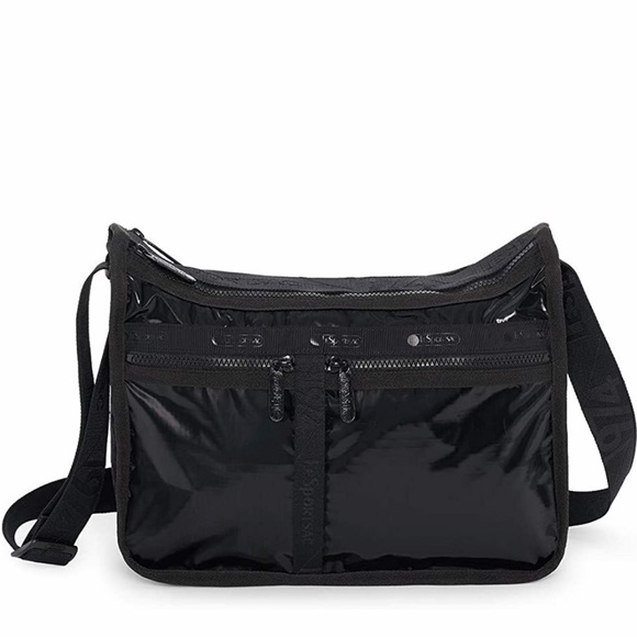 Lesportsac Bags Lesportsac Deluxe Everyday Bag Noir Coated Patent